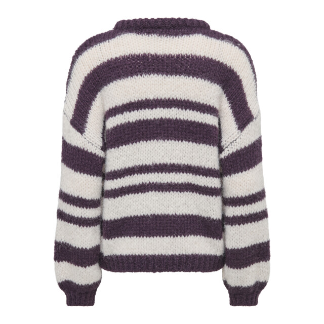 Only Onlnordic ls stripe o-neck knt 15379589 large