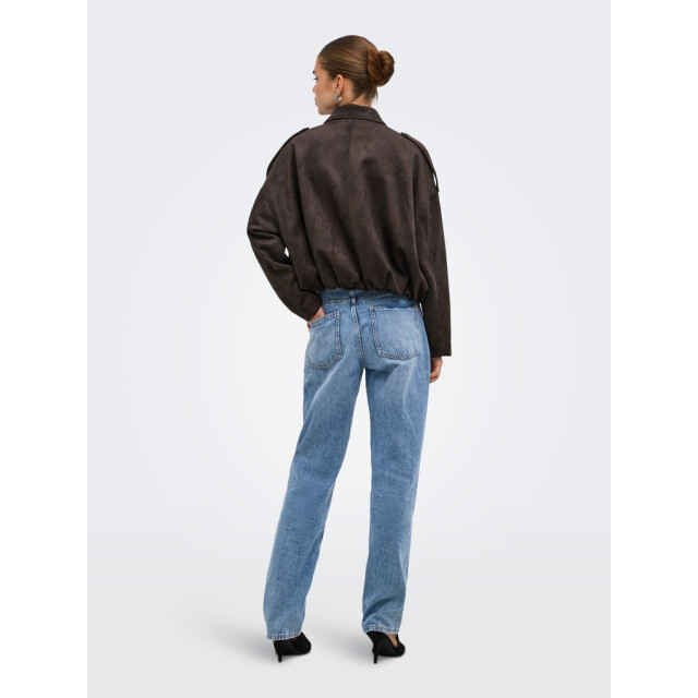 Only onlmoon-stina faux suede bomber pnt 15381024 chocolate torte 06111.880.0047 large