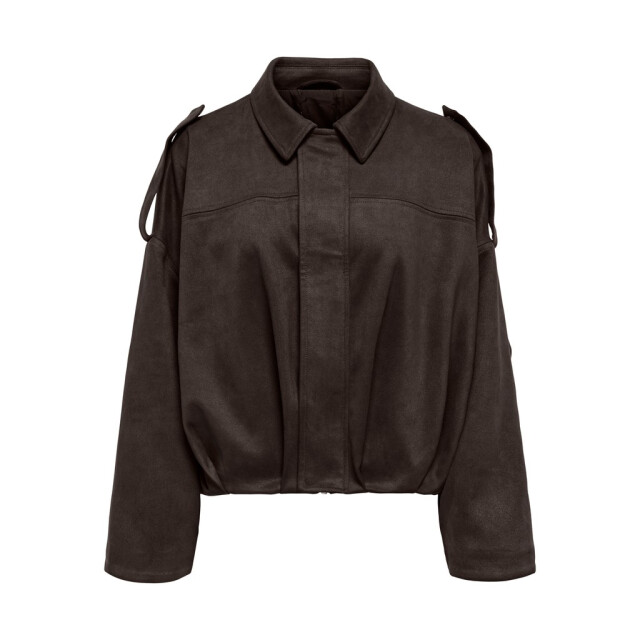 Only onlmoon-stina faux suede bomber pnt 15381024 chocolate torte 06111.880.0047 large