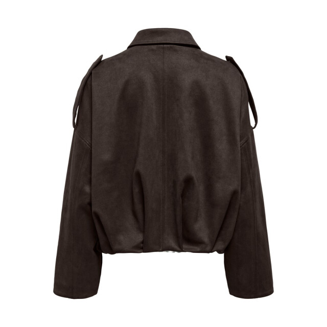 Only onlmoon-stina faux suede bomber pnt 15381024 chocolate torte 06111.880.0047 large