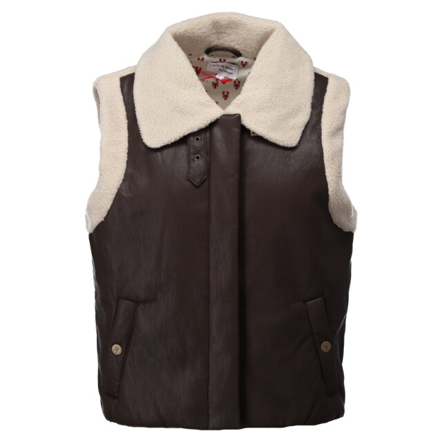 K-Design Bodywarmer d752l-chocolate brown D752L-Chocolate brown large