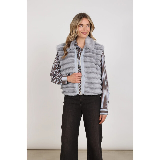 Nukus Nkf08035 46 harriet gilet zipper sky NKF08035 46 large