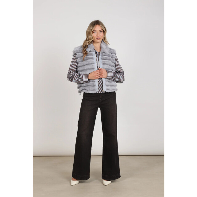 Nukus Nkf08035 46 harriet gilet zipper sky NKF08035 46 large