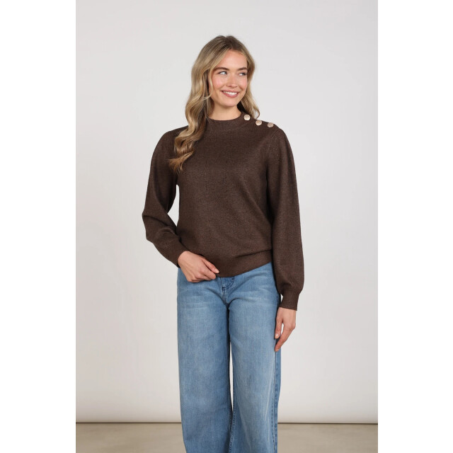 Nukus Nkf03085 334 molly pullover strass chocolate NKF03085 334 large
