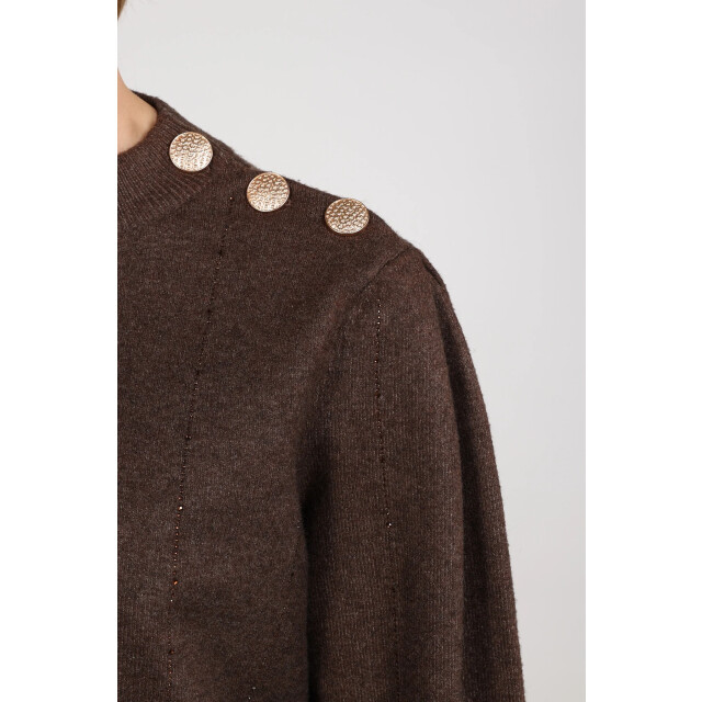 Nukus Nkf03085 334 molly pullover strass chocolate NKF03085 334 large
