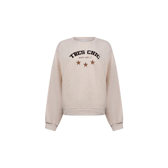 Nukus Nkf03068 54 star pullover sand melange NKF03068 54 large