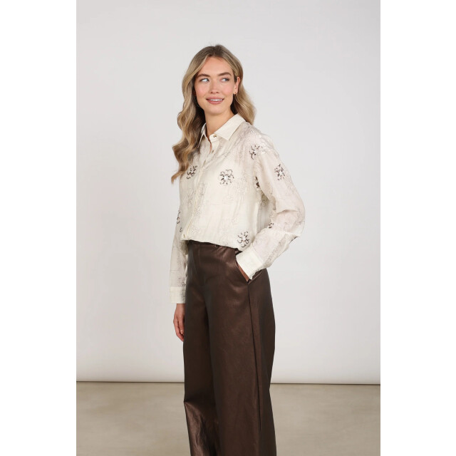 Nukus Nkf02152 17 aaliya blouse embroidery off white NKF02152 17 large