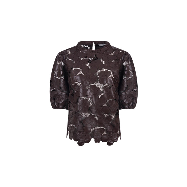 Nukus Nkf01105 334 nicole top flower pu chocolate NKF01105 334 large