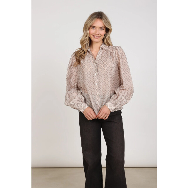 Nukus Nkf02100 9 antonella blouse pattern sand NKF02100 9 large