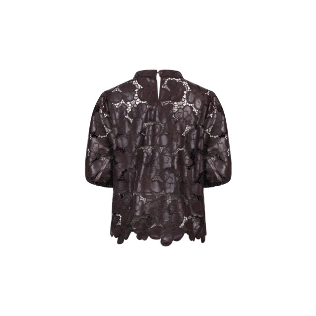 Nukus Nkf01105 334 nicole top flower pu chocolate NKF01105 334 large