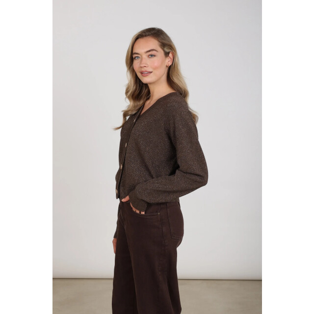 Nukus Nkf05039 334 willa cardigan chocolate NKF05039 334 large