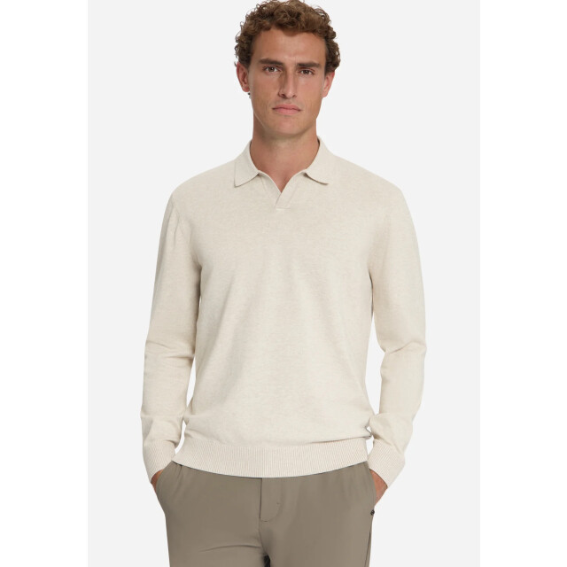 No Excess Heren polo 33210865sn 014 stone NoExcess Trui 33210865SN 014Stone large