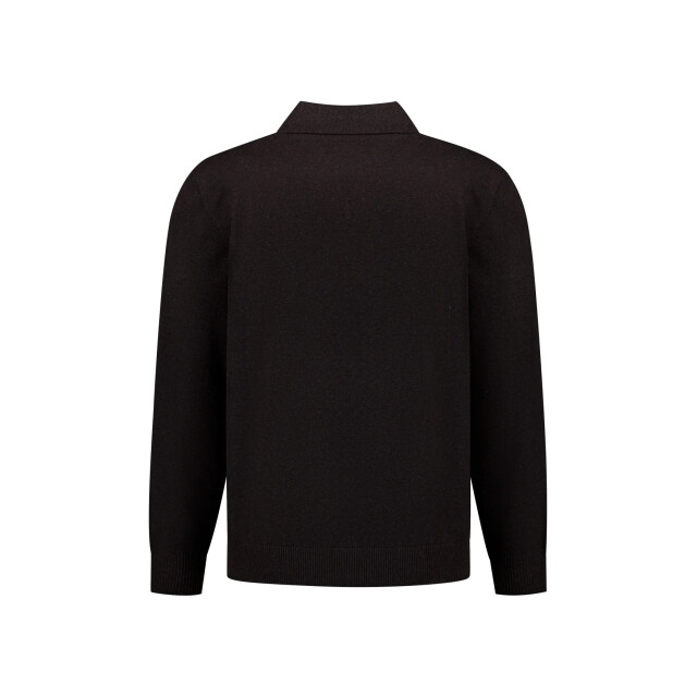 No Excess Heren polo 33210865sn 042 dark brown NoExcess Trui 33210865SN 042DarkBrown large