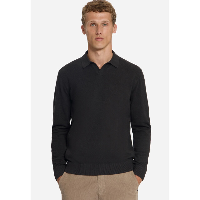 No Excess Heren polo 33210865sn 042 dark brown NoExcess Trui 33210865SN 042DarkBrown large