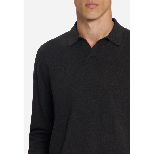No Excess Heren polo 33210865sn 042 dark brown NoExcess Trui 33210865SN 042DarkBrown large