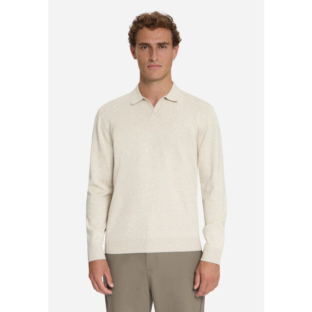 No Excess Heren polo 33210865sn 014 stone NoExcess Trui 33210865SN 014Stone large