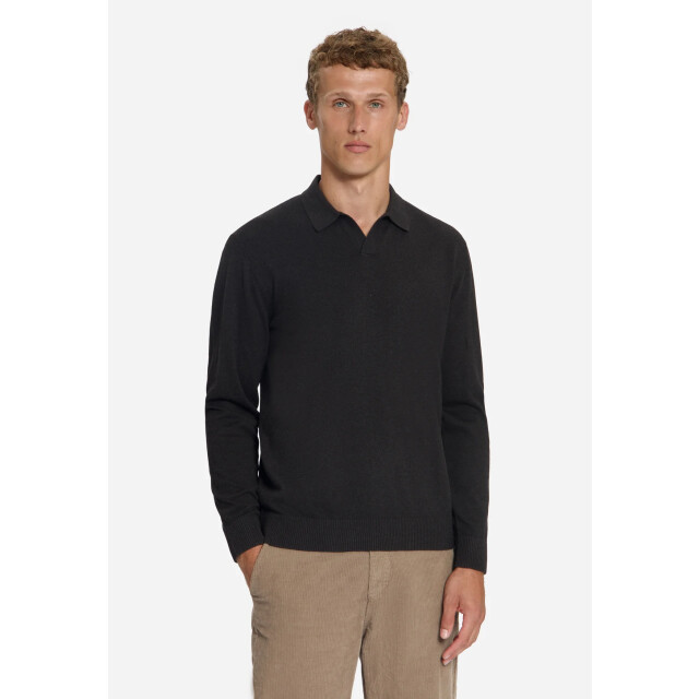 No Excess Heren polo 33210865sn 042 dark brown NoExcess Trui 33210865SN 042DarkBrown large