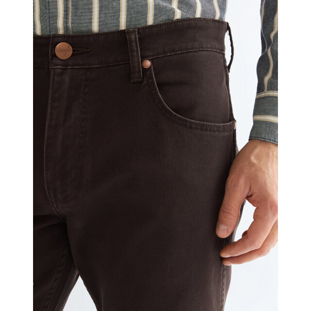 Wrangler Greensboro heren regular straight-fit jeans chocolate torte WRANGLER 112386855 Greensboro ChocolateTorte large