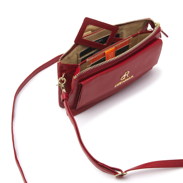 dR Amsterdam Schoudertas / clutch 1103538_Tango Red|one size large