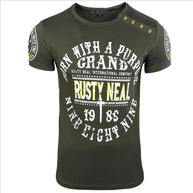 Rusty Neal heren t-shirt 15216 9766-15216 large