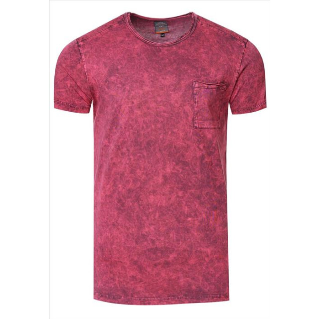 Rusty Neal T-shirt heren bordeaux rood - 15283 50023-15283 large