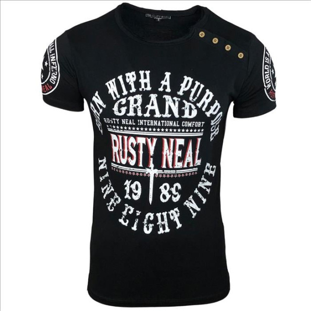 Rusty Neal heren t-shirt 15216 9767-15216 large