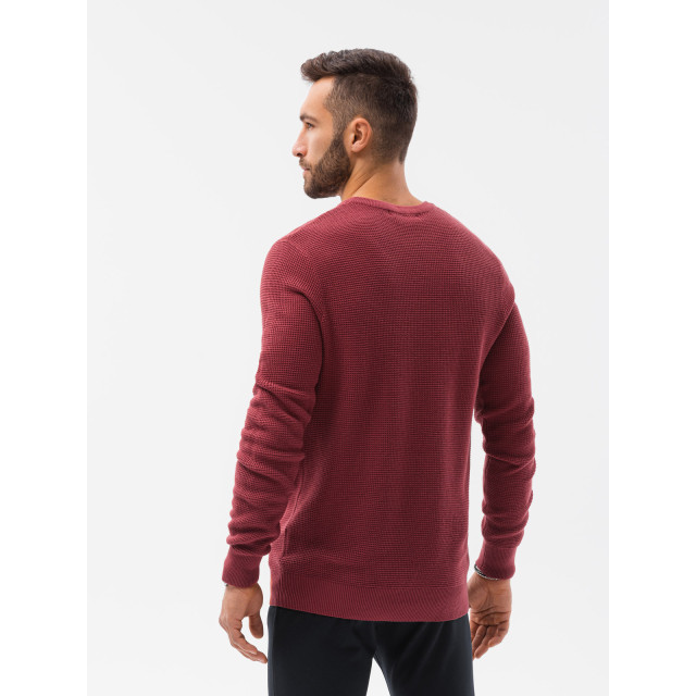 Ombre heren sweater bordeaux klassiek e185 30119-E185 large