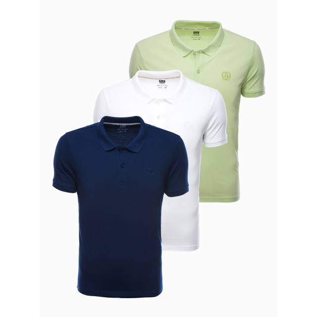 Ombre Poloshirt heren z28 v6 3-pak 30229-z28-v6-2xl large