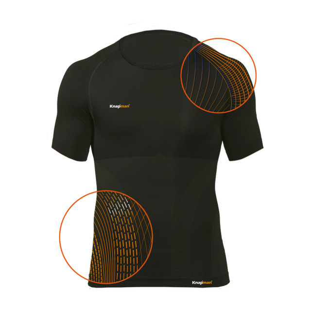 Knap'man Zoned compression shirt crew-neck usp20 km00502 Knap'Man Zoned Compression Shirt Crew-Neck USP20 km00502 large