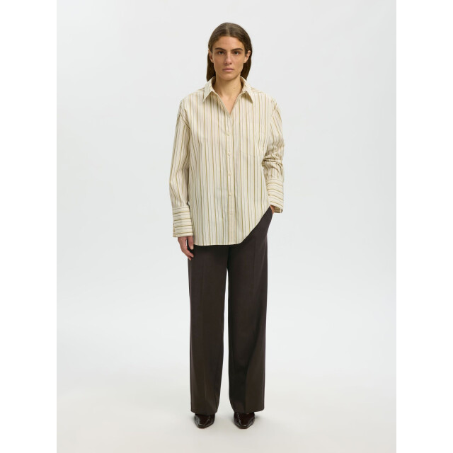Selected Femme slwrita mw wide pant mel noos 16094206 delicioso 06541.840.0209 large