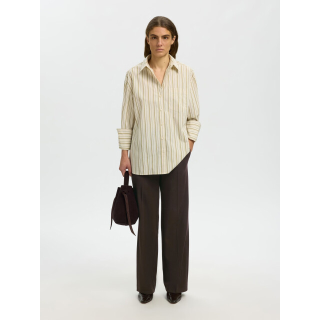 Selected Femme slwrita mw wide pant mel noos 16094206 delicioso 06541.840.0209 large