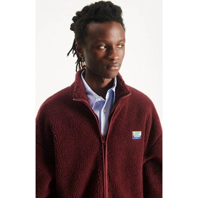 American Vintage Hoktown vest bordeaux chine MHOK16B large