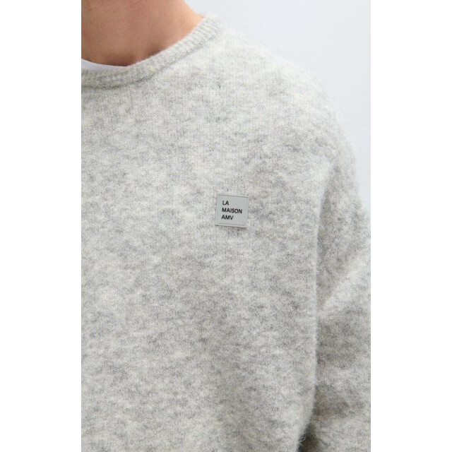 American Vintage Homme pull vitow mvito18a light grey MVITO18A large