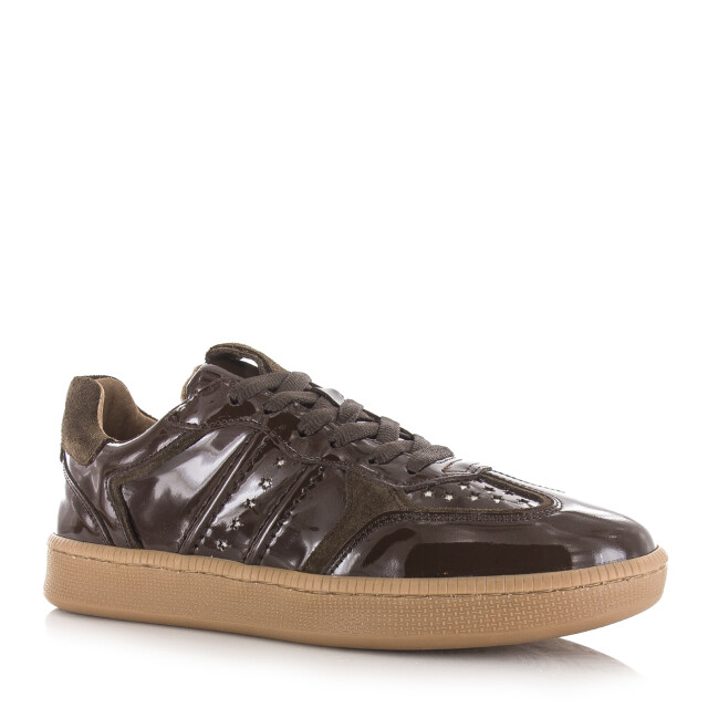 DWRS Label Mirabel verniz dark brown lage sneakers dames B11548-22 8725 large