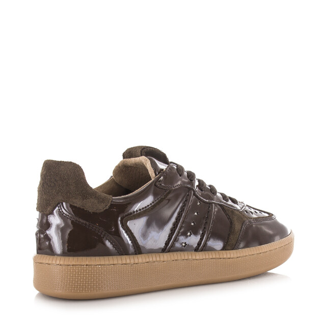 DWRS Label Mirabel verniz dark brown lage sneakers dames B11548-22 8725 large