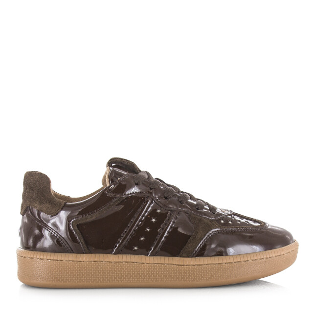 DWRS Label Mirabel verniz dark brown lage sneakers dames B11548-22 8725 large