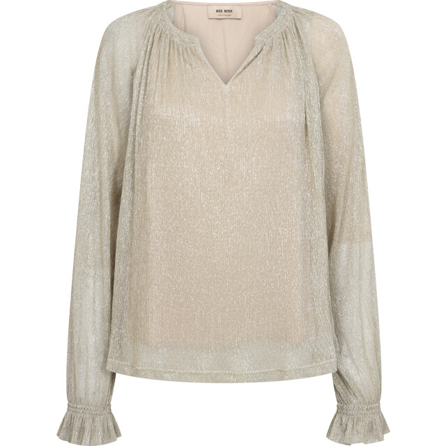 Mos Mosh Mmximena glam v-neck blouse 183680-821 large