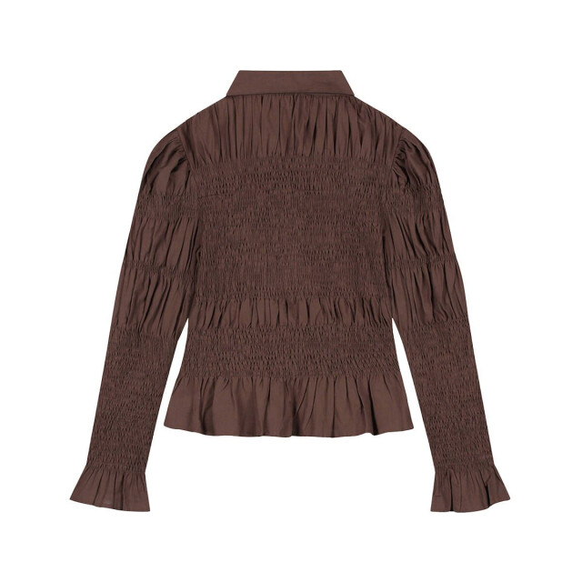 Stieglitz andrea smocked blouse w2602003 004 brown 06615.840.0150 large