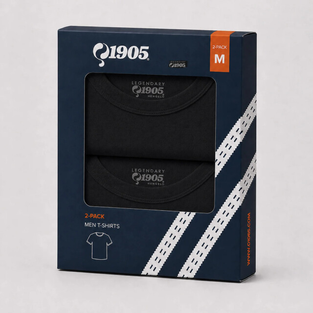 Q1905 T-shirt 2-pack oolde / QM2663644-199-1 large