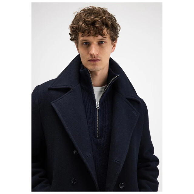 Butcher of Blue Mason wool overcoat M2627001-890 large