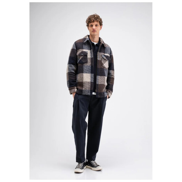 Butcher of Blue Vance wool check overshirt M2624070-420 large