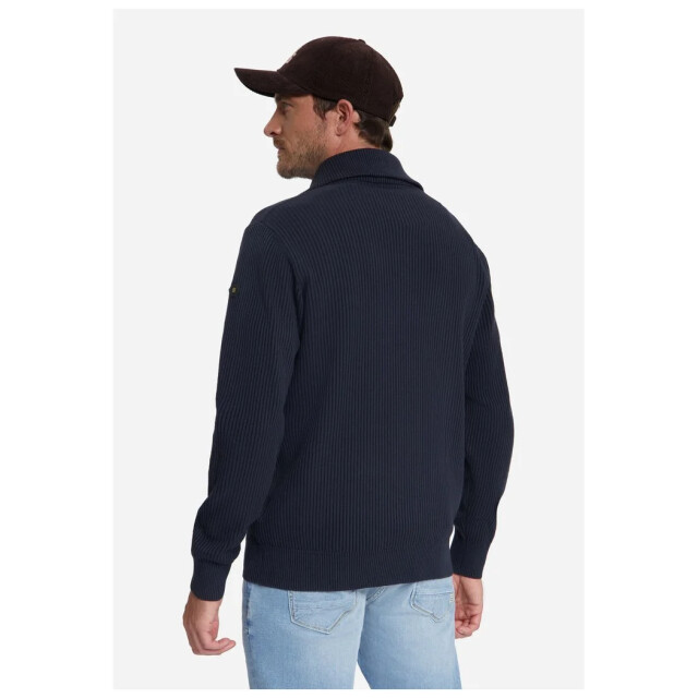 No Excess Pullover half zip wing collar tuck dark night 33230932SN-178 large
