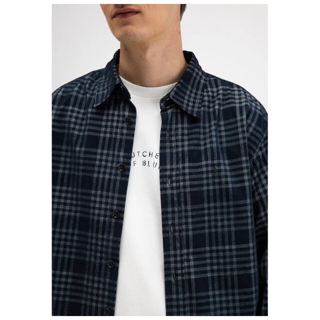 Butcher of Blue Judd cord check shirt M2624031-890 large