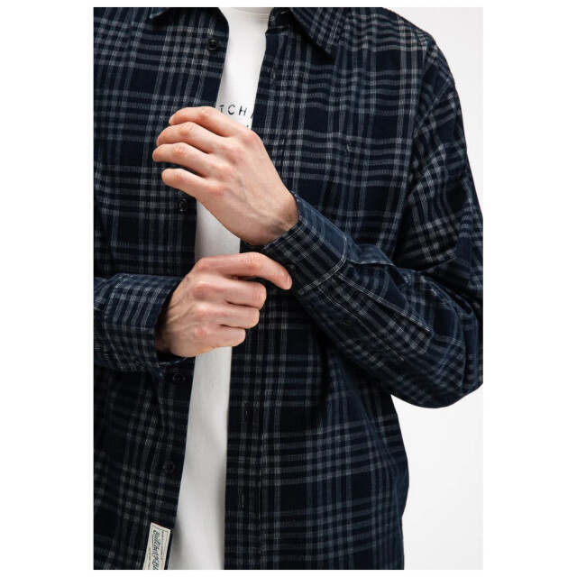 Butcher of Blue Judd cord check shirt M2624031-890 large