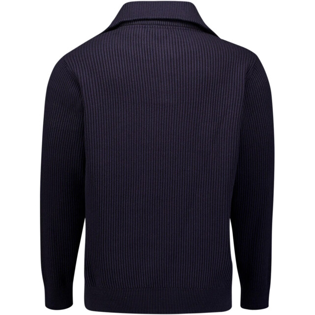 No Excess Pullover half zip wing collar tuck dark night 33230932SN-178 large