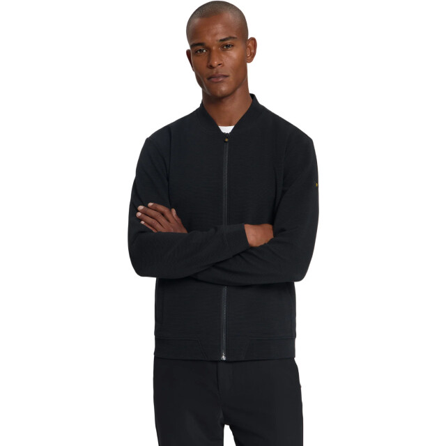 No Excess Sweater full zipper relief black 33100905-020 large