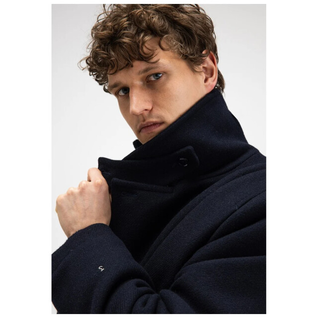 Butcher of Blue Mason wool overcoat M2627001-890 large