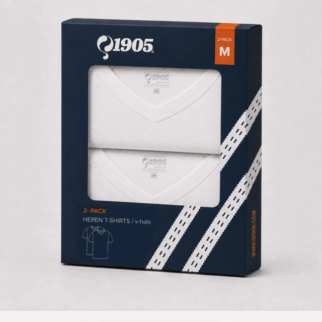 Q1905 T-shirt 2-pack steyl / QM2663772-000-1 large