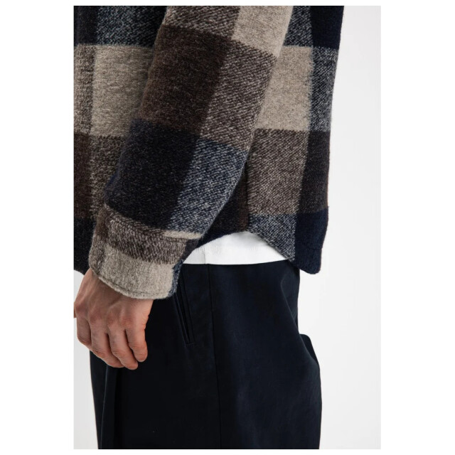 Butcher of Blue Vance wool check overshirt M2624070-420 large