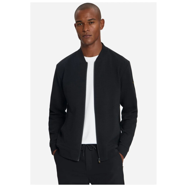 No Excess Sweater full zipper relief black 33100905-020 large